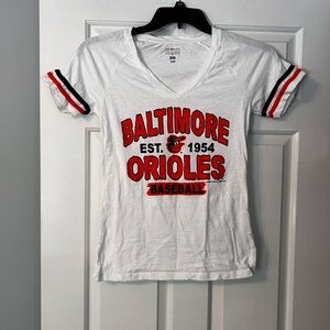 White Baltimore Orioles Short Sleeve Tee